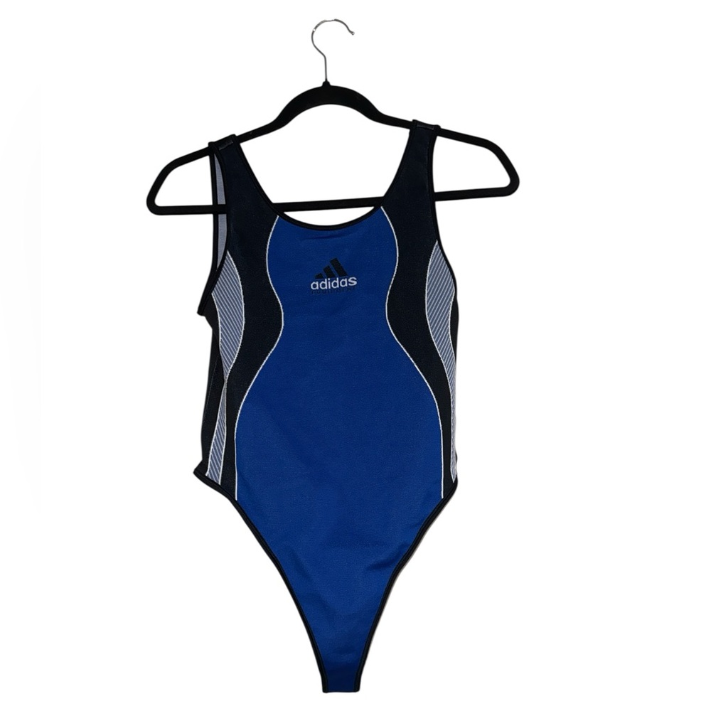NWT $100 adidas W Equipment Bodysuits Blue Black - Picture 7 of 11